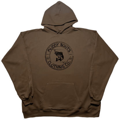 Rod Bending Adult Hoodie - Muddy Boots Clothing - Hoodie