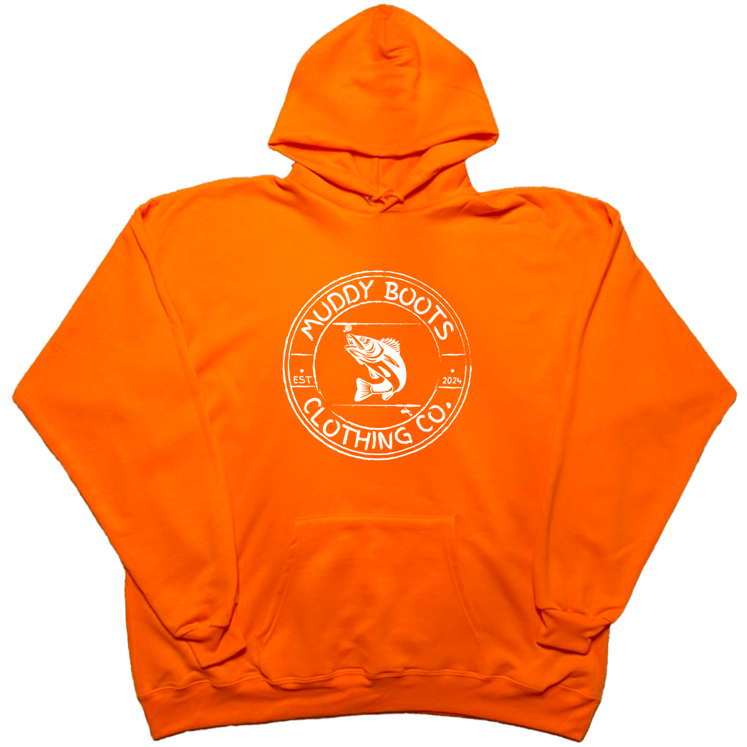 Rod Bending Adult Hoodie - Muddy Boots Clothing - Hoodie