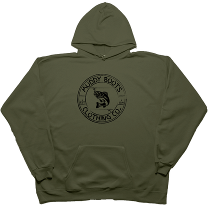 Rod Bending Adult Hoodie - Muddy Boots Clothing - Hoodie