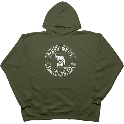 Rod Bending Adult Hoodie - Muddy Boots Clothing - Hoodie