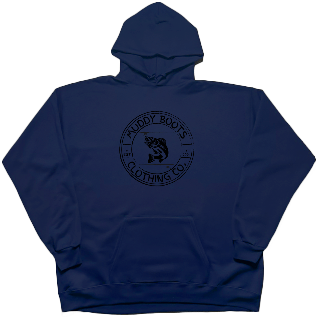 Rod Bending Adult Hoodie - Muddy Boots Clothing - Hoodie