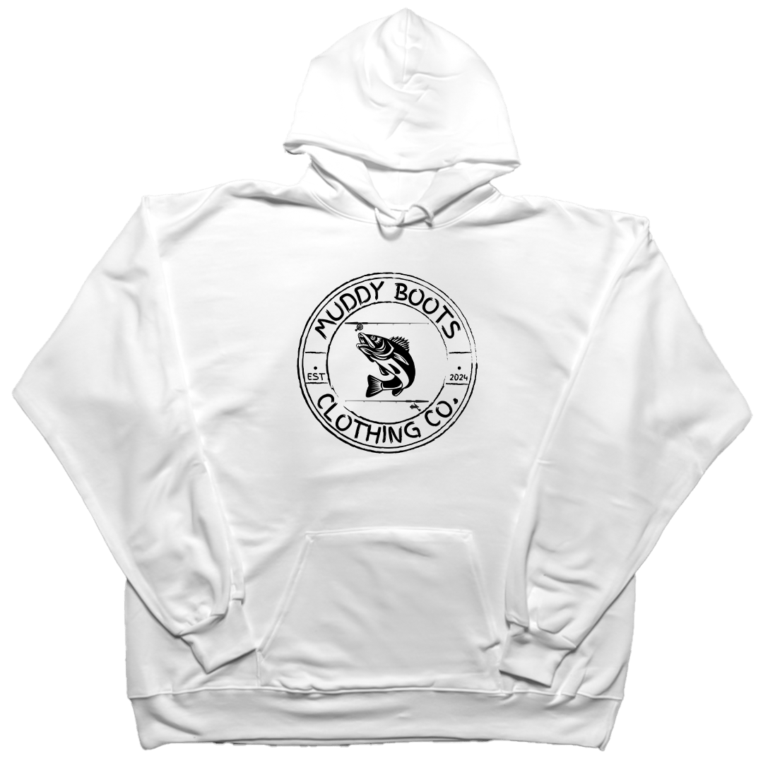 Rod Bending Adult Hoodie - Muddy Boots Clothing - Hoodie