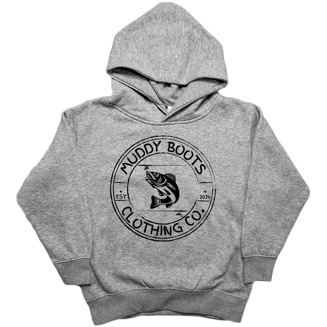 Rod Bending Toddler Hoodie - Muddy Boots Clothing - Hoodie