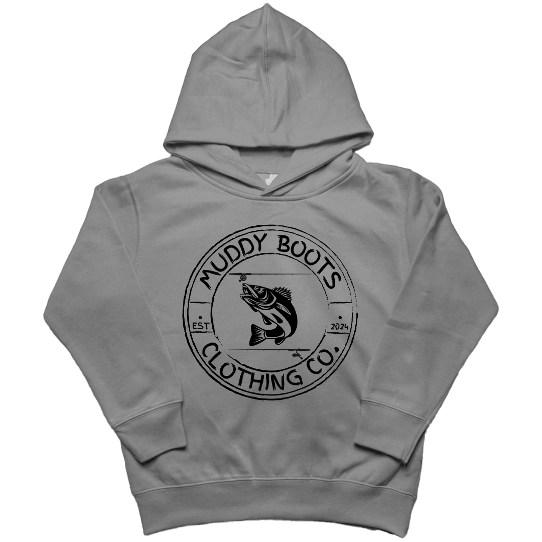 Rod Bending Toddler Hoodie - Muddy Boots Clothing - Hoodie