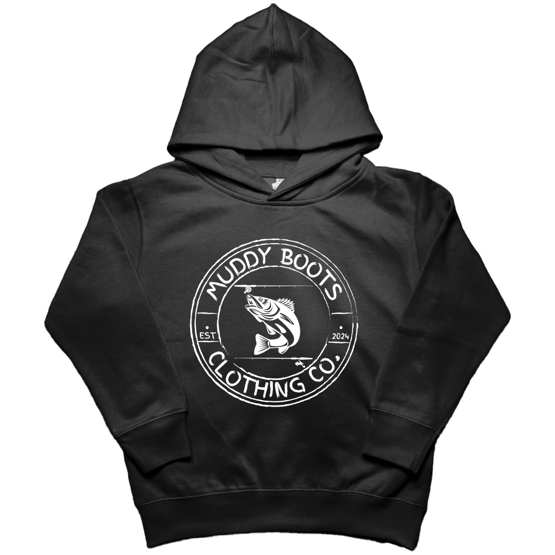 Rod Bending Toddler Hoodie - Muddy Boots Clothing - Hoodie