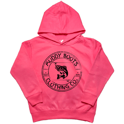 Rod Bending Toddler Hoodie - Muddy Boots Clothing - Hoodie