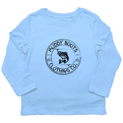 Rod Bending Toddler Long Sleeve Tee - Muddy Boots Clothing - Long Sleeve Tee