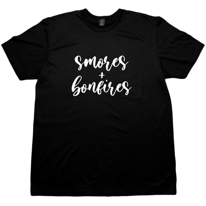 S'mores And Bonfires Adult Tee - Muddy Boots Clothing - T-Shirt