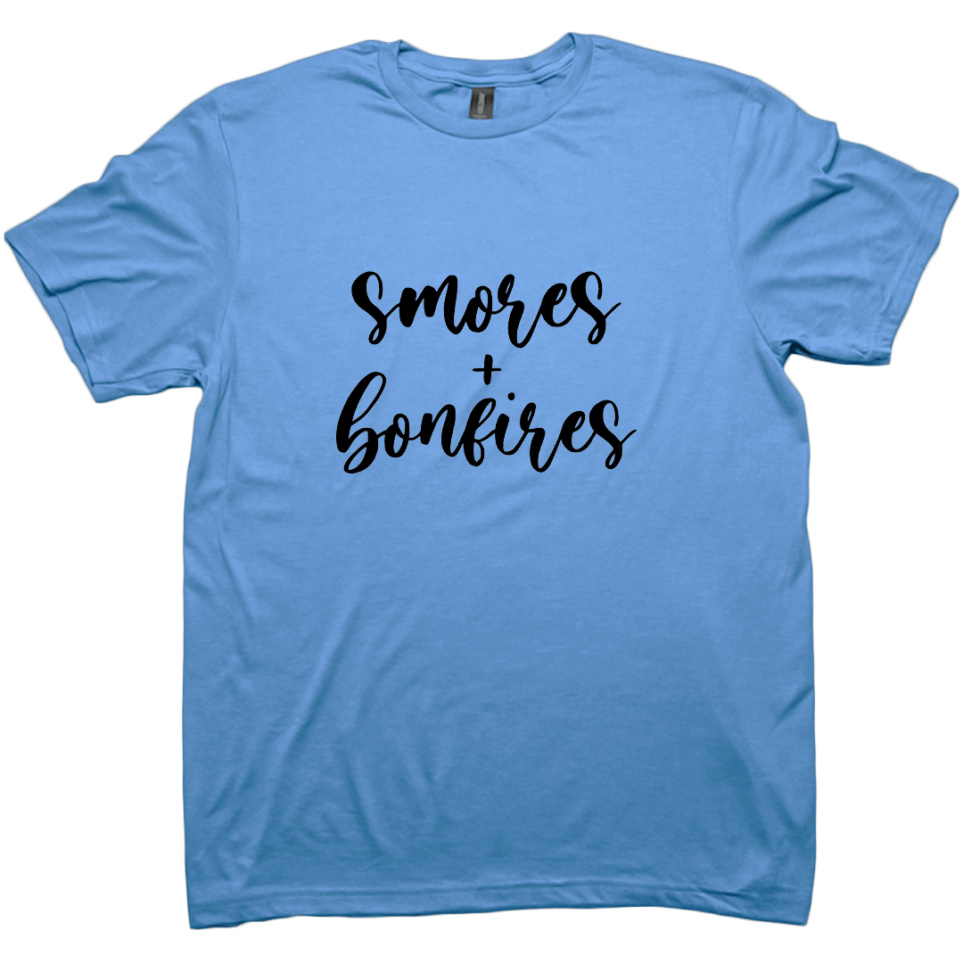 S'mores And Bonfires Adult Tee - Muddy Boots Clothing - T-Shirt