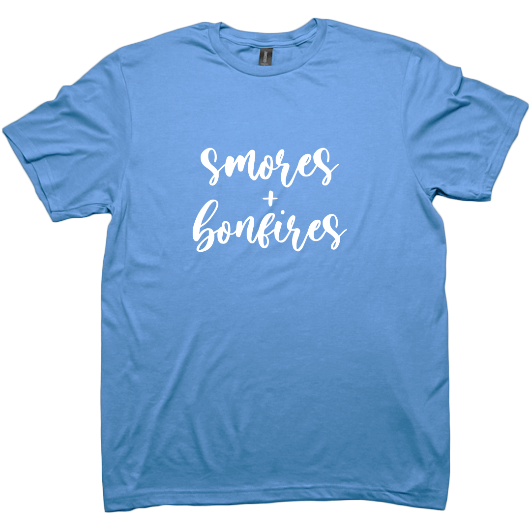 S'mores And Bonfires Adult Tee - Muddy Boots Clothing - T-Shirt