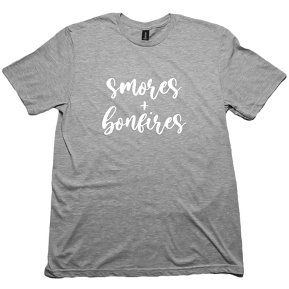 S'mores And Bonfires Adult Tee - Muddy Boots Clothing - T-Shirt