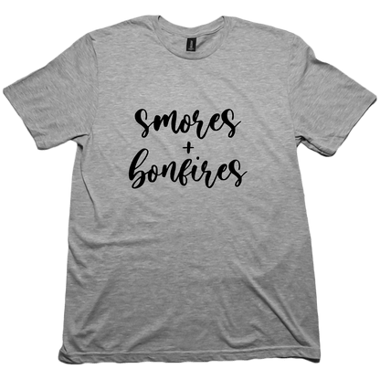 S'mores And Bonfires Adult Tee - Muddy Boots Clothing - T-Shirt