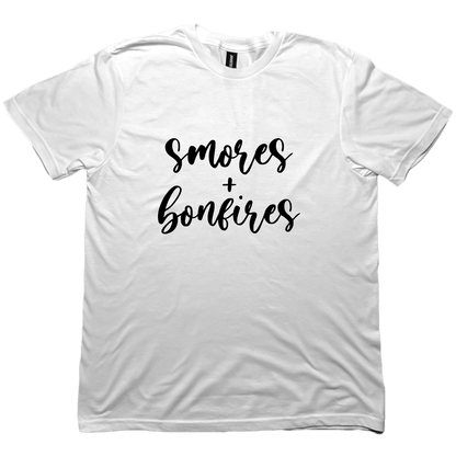 S'mores And Bonfires Adult Tee - Muddy Boots Clothing - T-Shirt