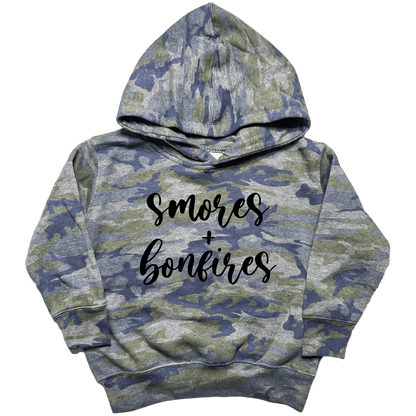 S'mores and Bonfires Toddler Hoodie - Muddy Boots Clothing - Hoodie
