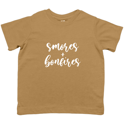 S'mores And Bonfires Toddler Tee - Muddy Boots Clothing - T-Shirt