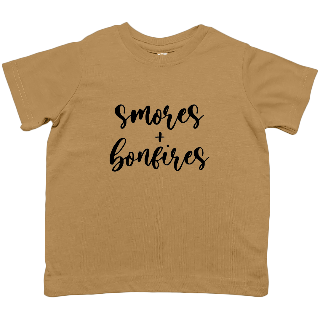 S'mores And Bonfires Toddler Tee - Muddy Boots Clothing - T-Shirt