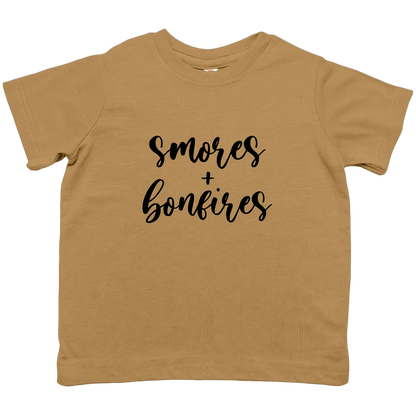 S'mores And Bonfires Toddler Tee - Muddy Boots Clothing - T-Shirt