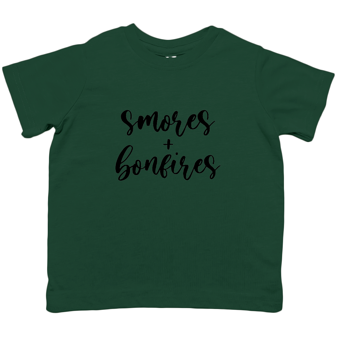 S'mores And Bonfires Toddler Tee - Muddy Boots Clothing - T-Shirt