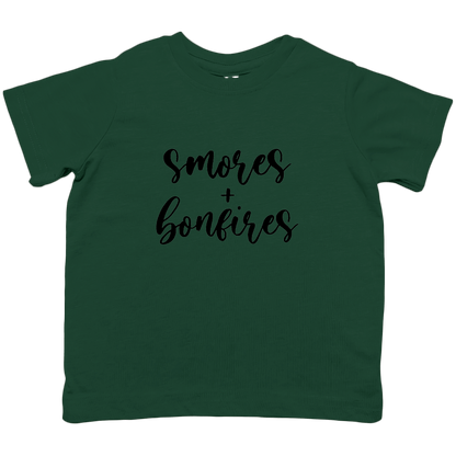 S'mores And Bonfires Toddler Tee - Muddy Boots Clothing - T-Shirt