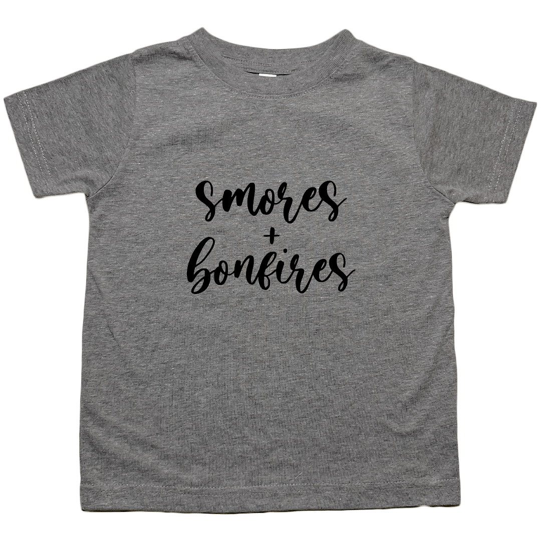 S'mores And Bonfires Toddler Tee - Muddy Boots Clothing - T-Shirt