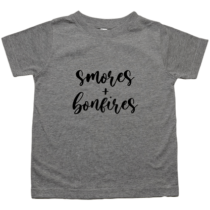 S'mores And Bonfires Toddler Tee - Muddy Boots Clothing - T-Shirt