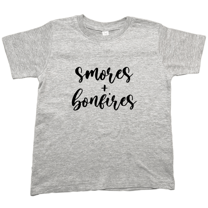 S'mores And Bonfires Toddler Tee - Muddy Boots Clothing - T-Shirt