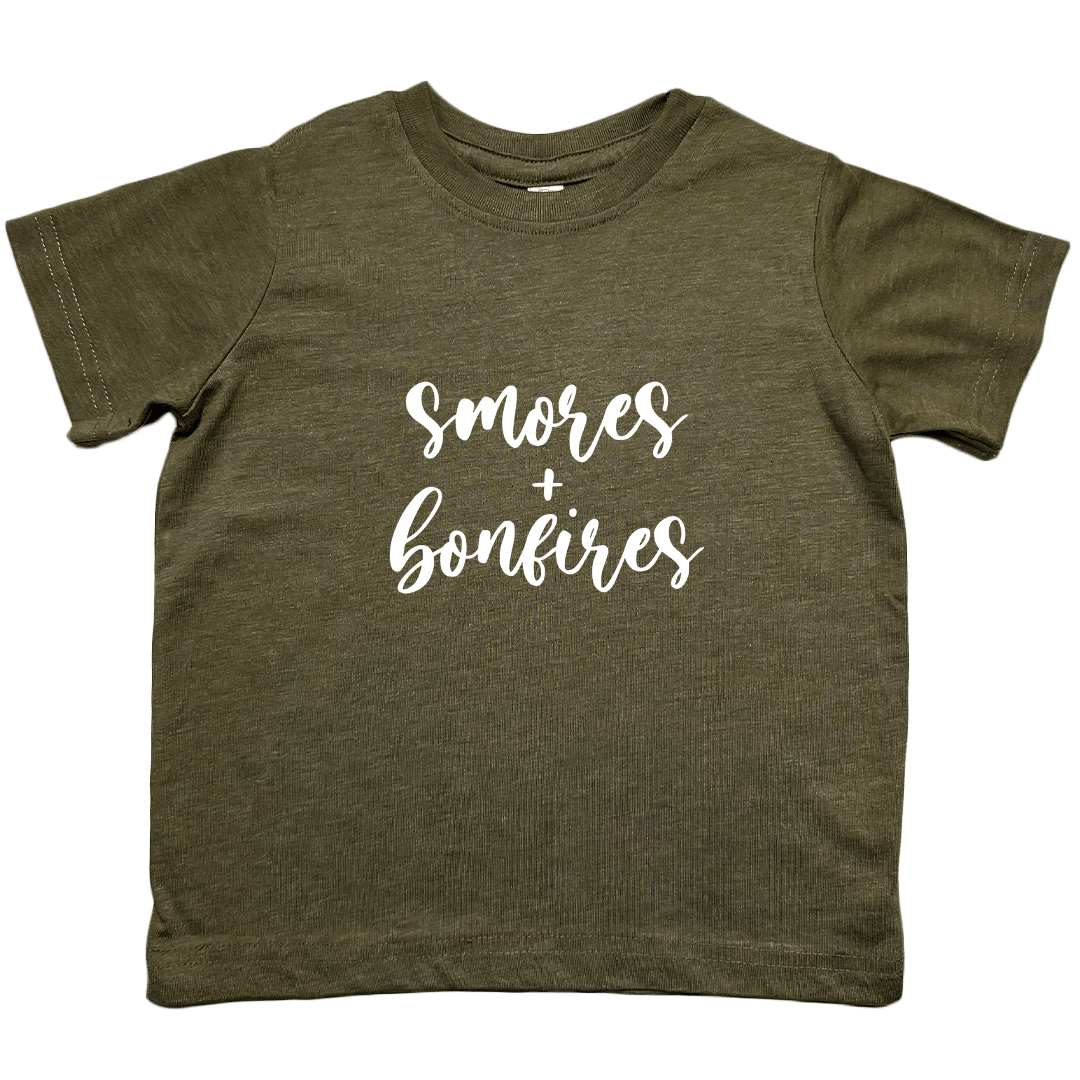 S'mores And Bonfires Toddler Tee - Muddy Boots Clothing - T-Shirt
