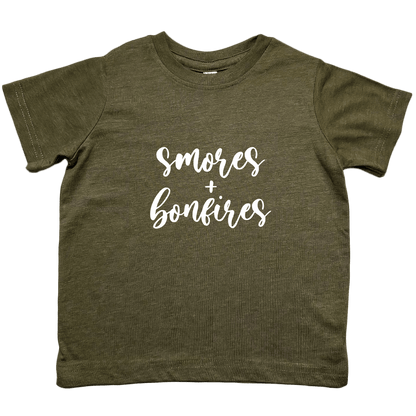 S'mores And Bonfires Toddler Tee - Muddy Boots Clothing - T-Shirt