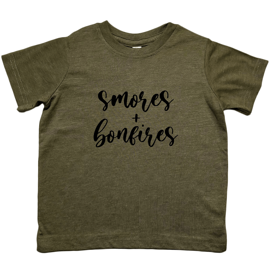 S'mores And Bonfires Toddler Tee - Muddy Boots Clothing - T-Shirt