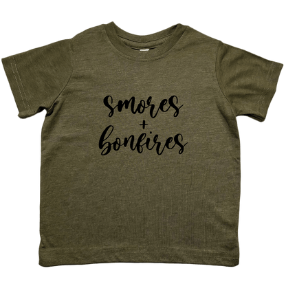 S'mores And Bonfires Toddler Tee - Muddy Boots Clothing - T-Shirt