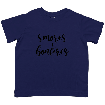 S'mores And Bonfires Toddler Tee - Muddy Boots Clothing - T-Shirt