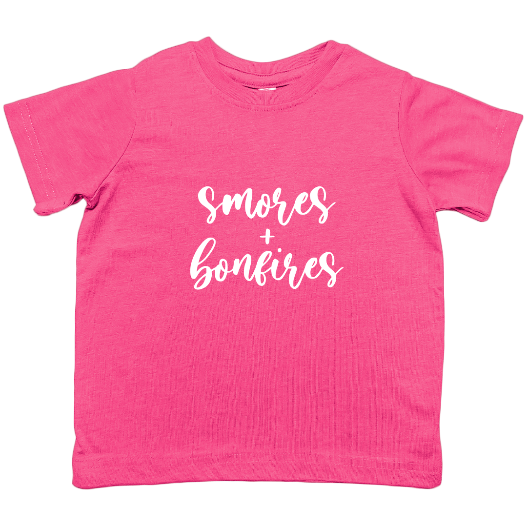 S'mores And Bonfires Toddler Tee - Muddy Boots Clothing - T-Shirt