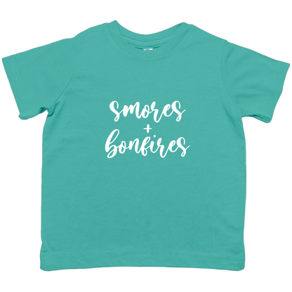 S'mores And Bonfires Toddler Tee - Muddy Boots Clothing - T-Shirt