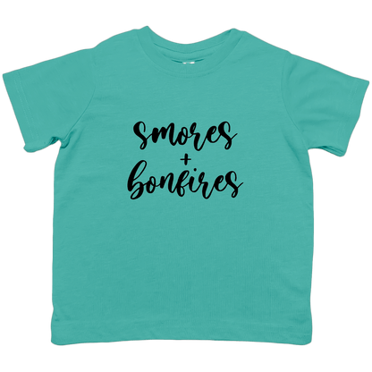 S'mores And Bonfires Toddler Tee - Muddy Boots Clothing - T-Shirt