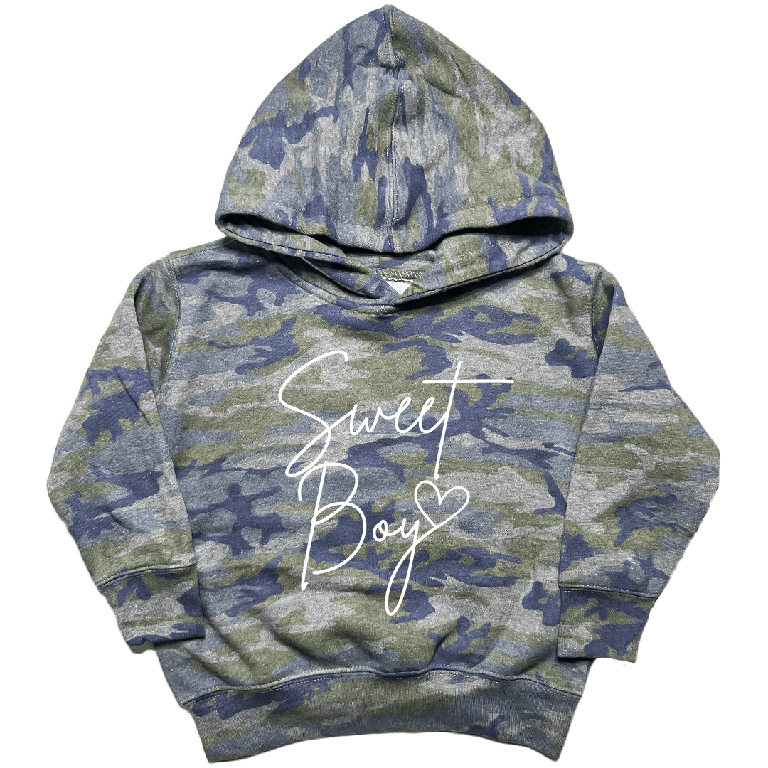 Sweet Boy Toddler Hoodie - Muddy Boots Clothing - Hoodie