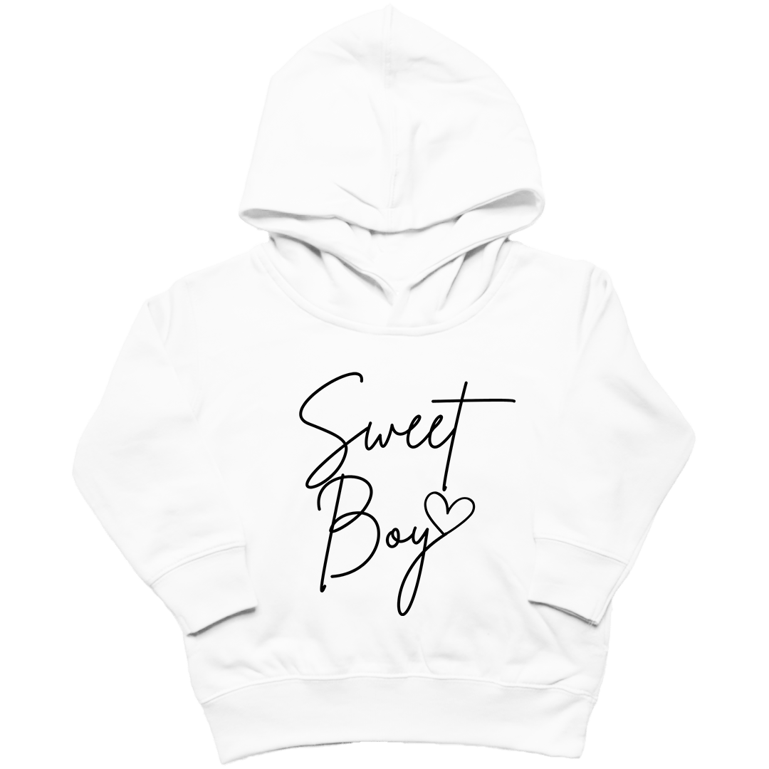 Sweet Boy Toddler Hoodie - Muddy Boots Clothing - Hoodie