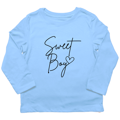 Sweet Boy Toddler Long Sleeve Tee - Muddy Boots Clothing - Long Sleeve Tee