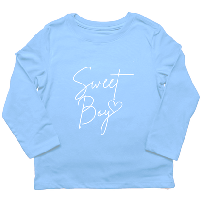 Sweet Boy Toddler Long Sleeve Tee - Muddy Boots Clothing - Long Sleeve Tee