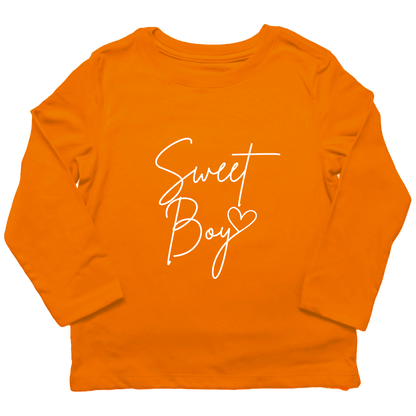 Sweet Boy Toddler Long Sleeve Tee - Muddy Boots Clothing - Long Sleeve Tee