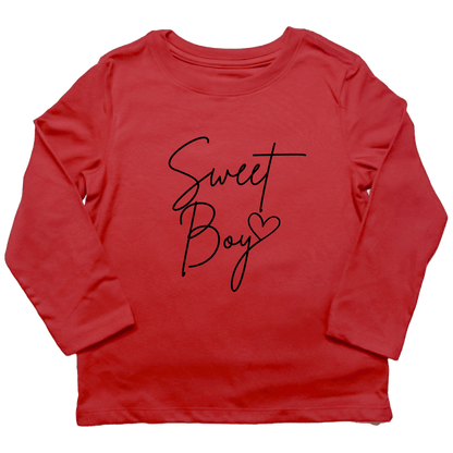 Sweet Boy Toddler Long Sleeve Tee - Muddy Boots Clothing - Long Sleeve Tee