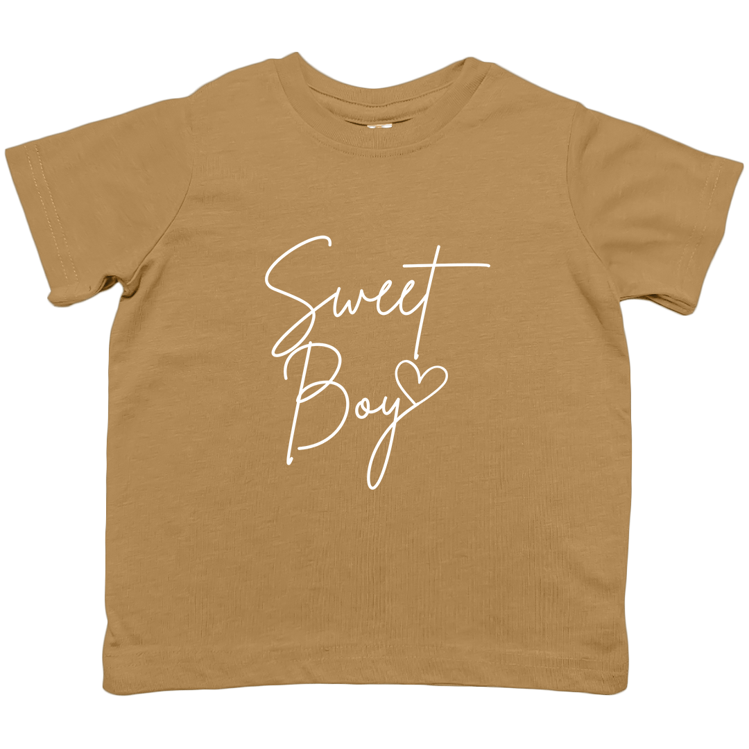 Sweet Boy Toddler Tee - Muddy Boots Clothing - T-Shirt