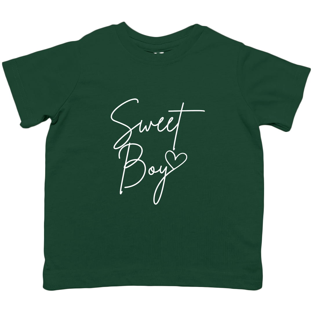 Sweet Boy Toddler Tee - Muddy Boots Clothing - T-Shirt
