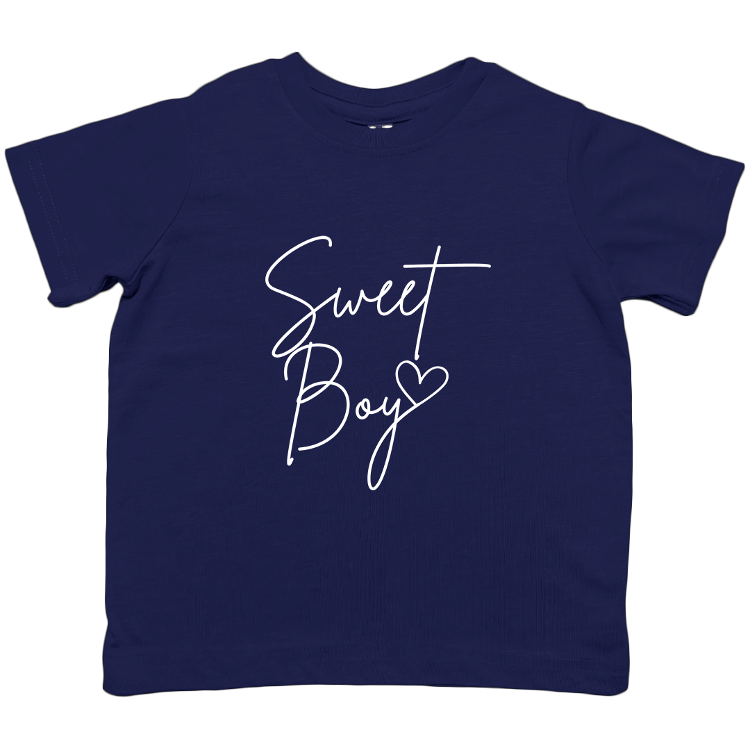Sweet Boy Toddler Tee - Muddy Boots Clothing - T-Shirt