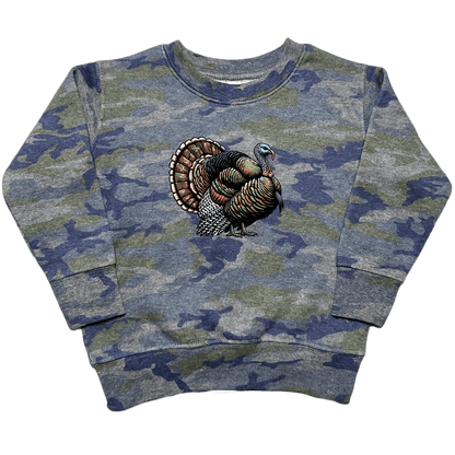 Trophy Tom Toddler Crew Neck Sweatshirt - Muddy Boots Clothing - Crew Neck Sweatshirt