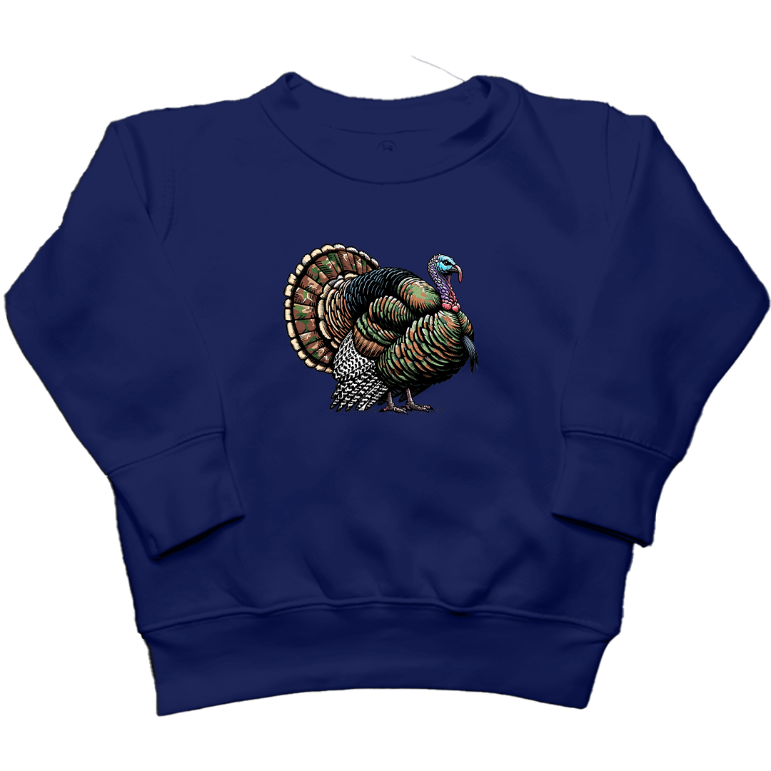 Trophy Tom Toddler Crew Neck Sweatshirt - Muddy Boots Clothing - Crew Neck Sweatshirt