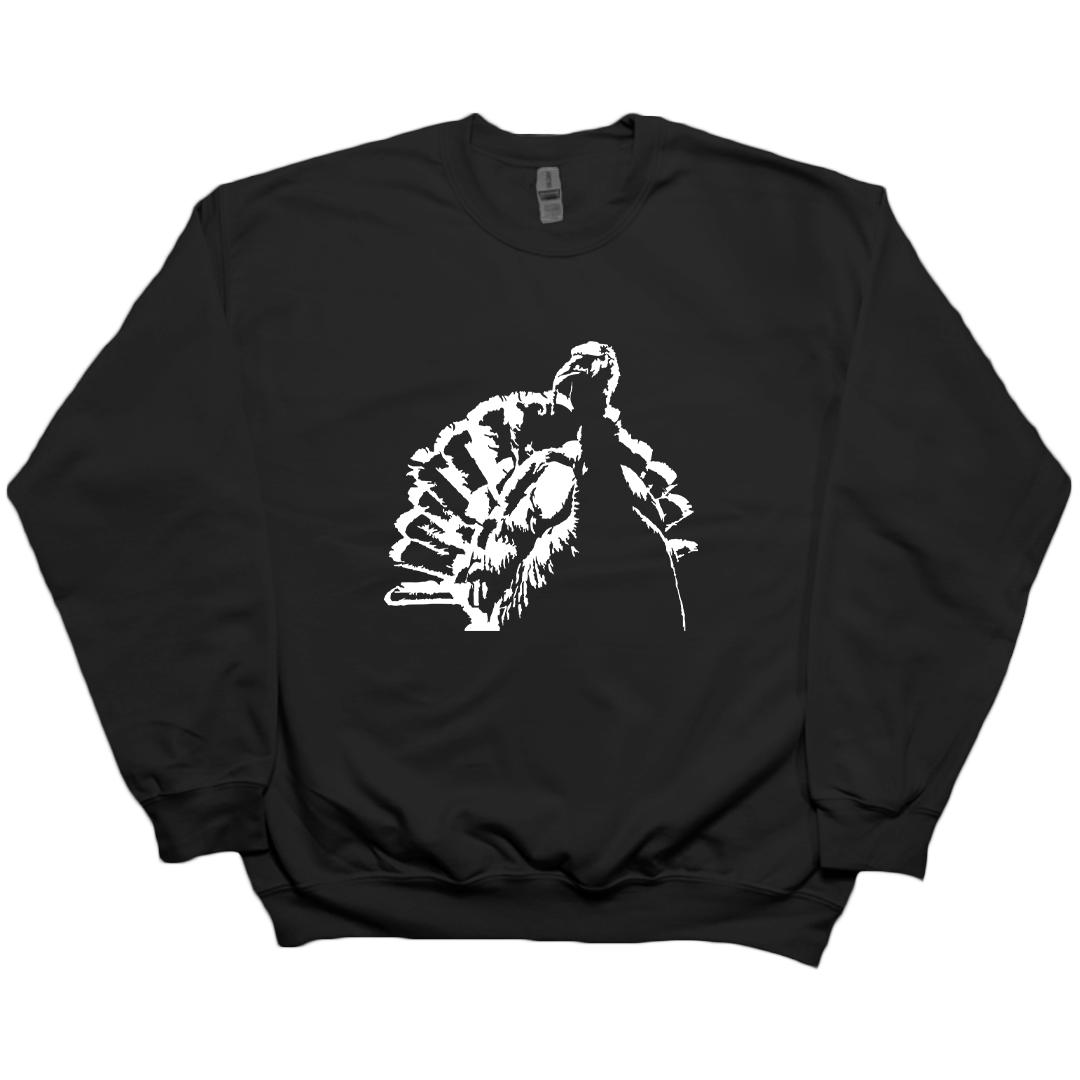 Turkey Contour Adult Crew Neck Sweatshirt - Muddy Boots Clothing - Crew Neck Sweatshirt