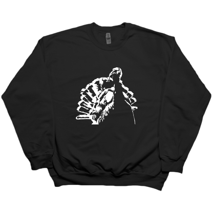 Turkey Contour Adult Crew Neck Sweatshirt - Muddy Boots Clothing - Crew Neck Sweatshirt