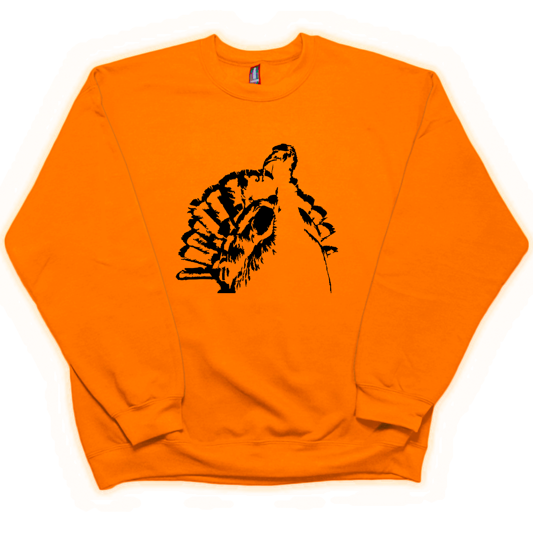 Turkey Contour Adult Crew Neck Sweatshirt - Muddy Boots Clothing - Crew Neck Sweatshirt