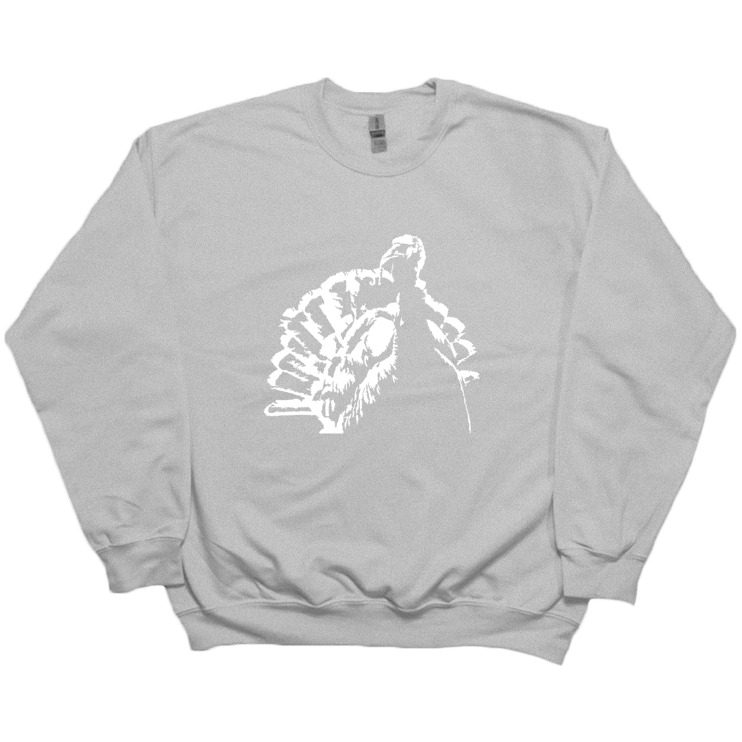 Turkey Contour Adult Crew Neck Sweatshirt - Muddy Boots Clothing - Crew Neck Sweatshirt