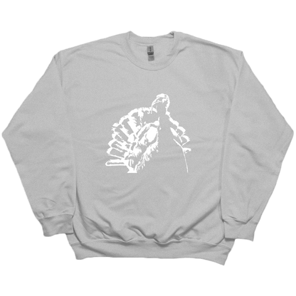 Turkey Contour Adult Crew Neck Sweatshirt - Muddy Boots Clothing - Crew Neck Sweatshirt